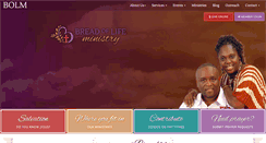 Desktop Screenshot of breadoflife-ministry.org
